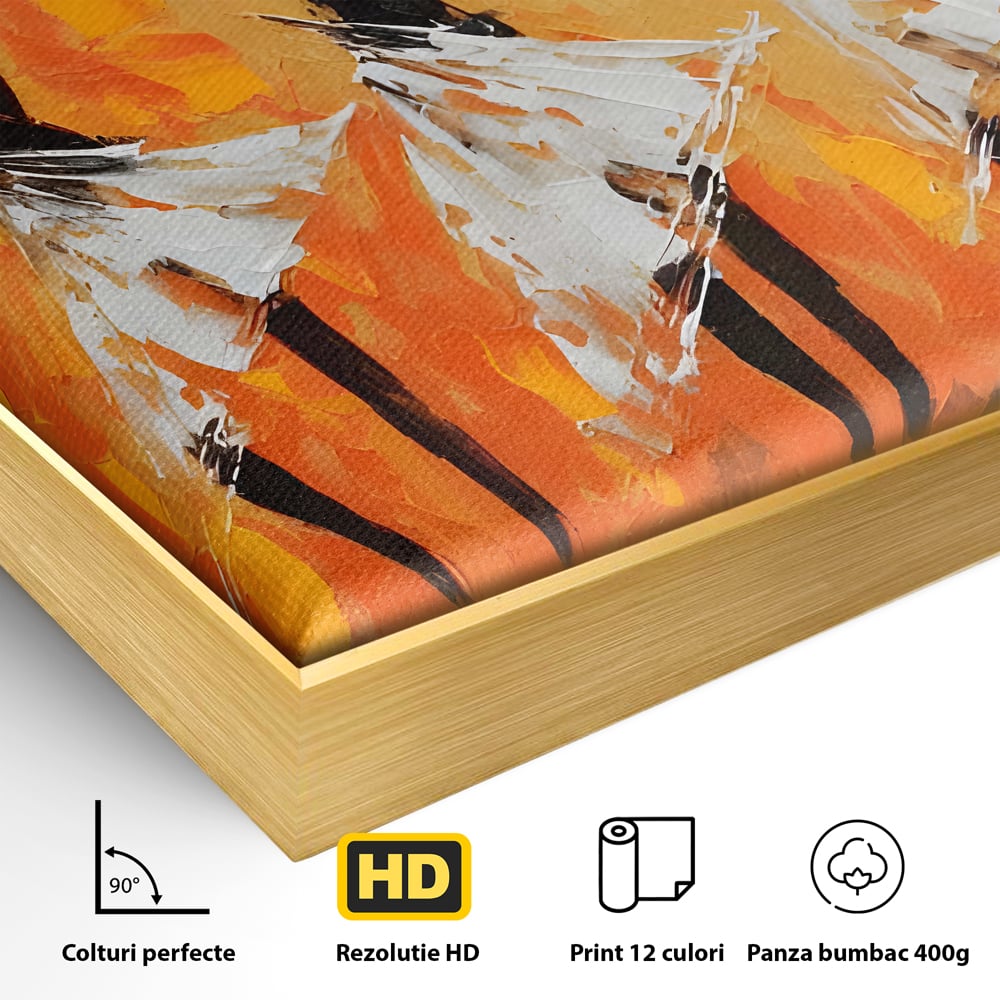 Tablou Canvas Premium LuxCanva® C1190, African Dancers , Culori, Traditie, Decorativ, Living Room, Culori Vibrante