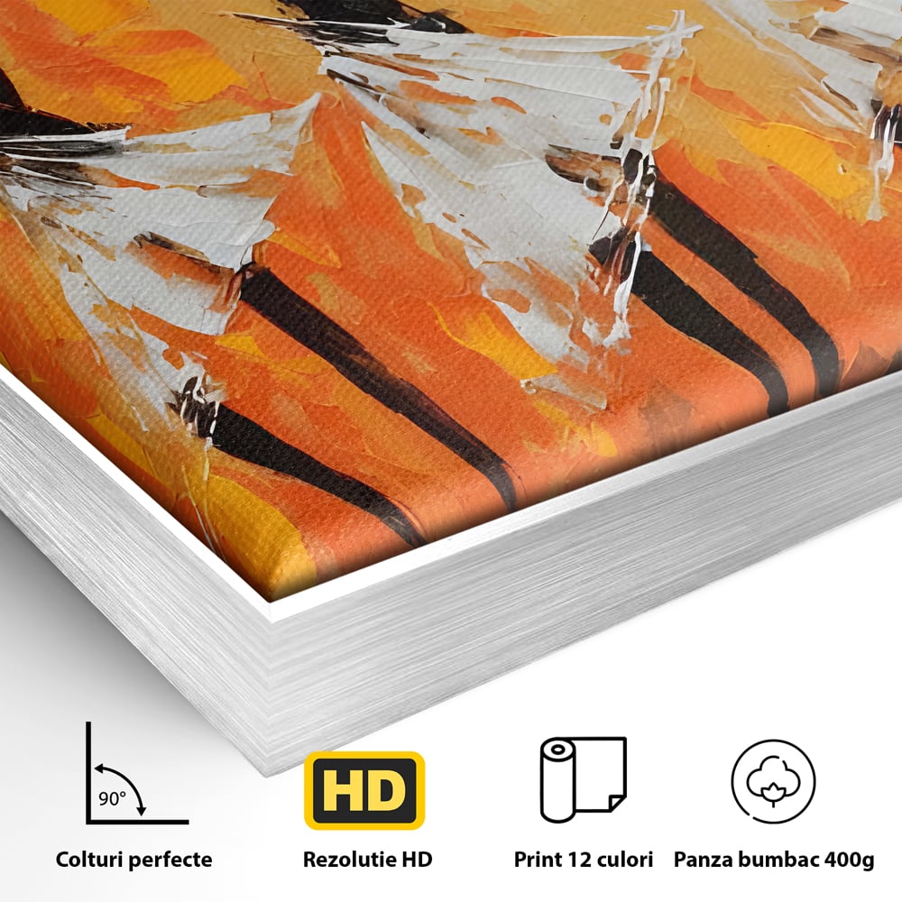 Tablou Canvas Premium LuxCanva® C1190, African Dancers , Culori, Traditie, Decorativ, Living Room, Culori Vibrante