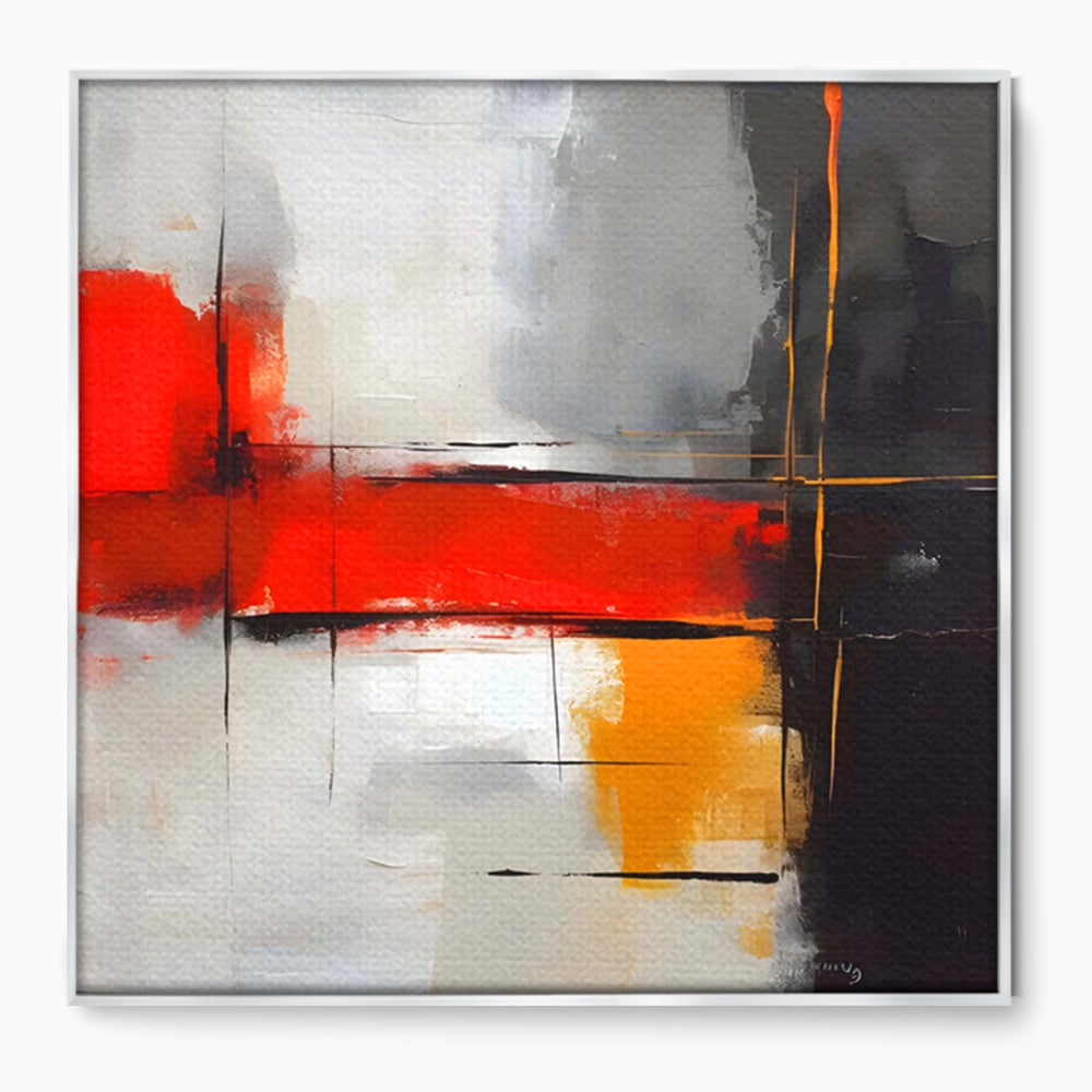 Tablou Canvas Premium LuxCanva® C1192, Culori Pictate Abstract , Culori, Decorativ, Living Room, Culori Vibrante