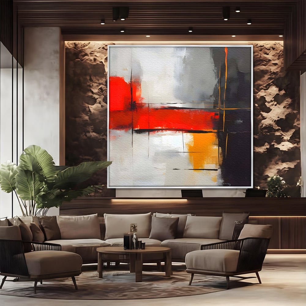 Tablou Canvas Premium LuxCanva® C1192, Culori Pictate Abstract , Culori, Decorativ, Living Room, Culori Vibrante