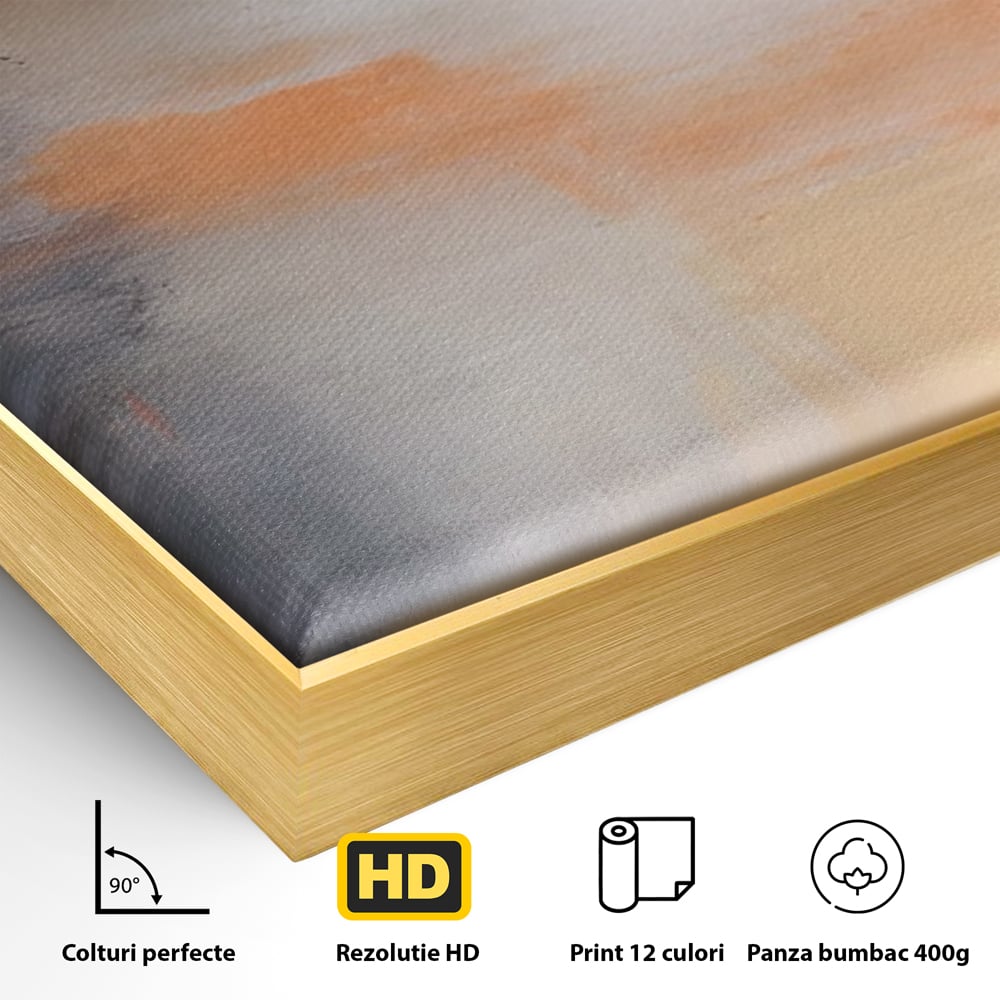Leinwandbilder Premium LuxCanva® C1199, Abstrakte Farben, Entspannend, Wohnzimmer, Kräftige Farben