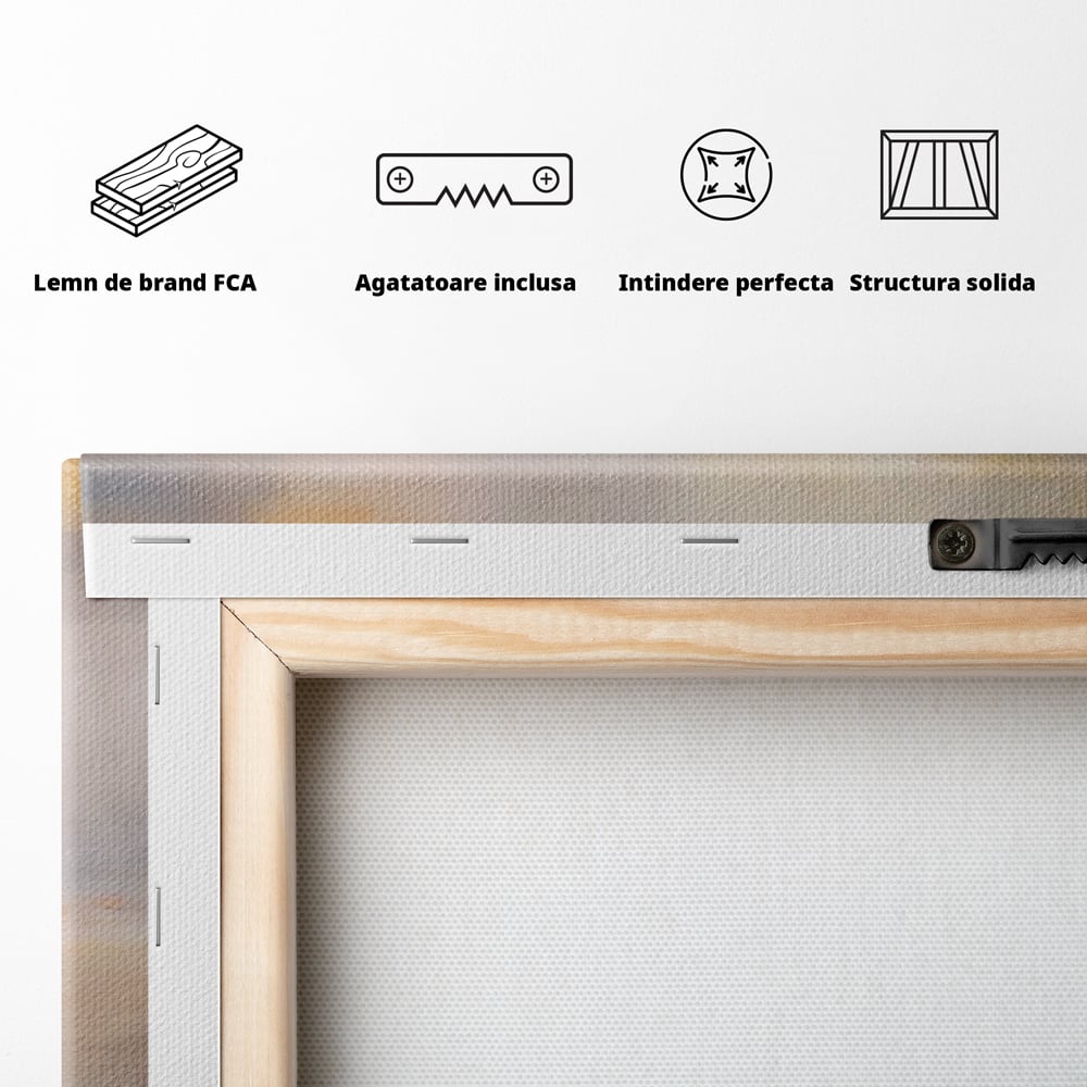 Leinwandbilder Premium LuxCanva® C1199, Abstrakte Farben, Entspannend, Wohnzimmer, Kräftige Farben