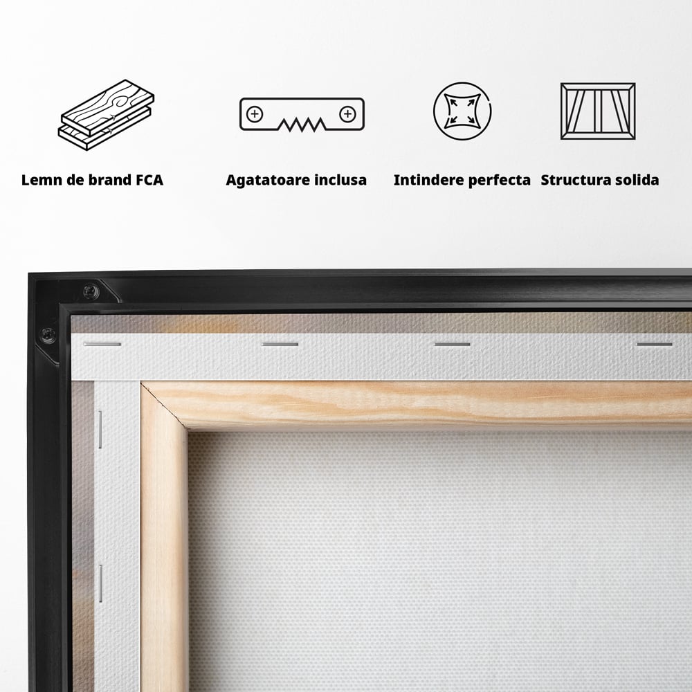 Leinwandbilder Premium LuxCanva® C1199, Abstrakte Farben, Entspannend, Wohnzimmer, Kräftige Farben