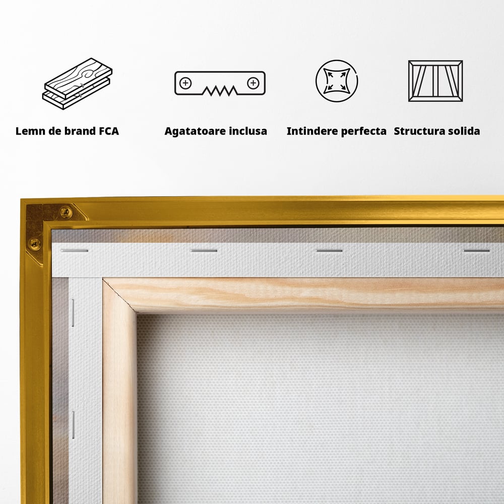 Leinwandbilder Premium LuxCanva® C1199, Abstrakte Farben, Entspannend, Wohnzimmer, Kräftige Farben
