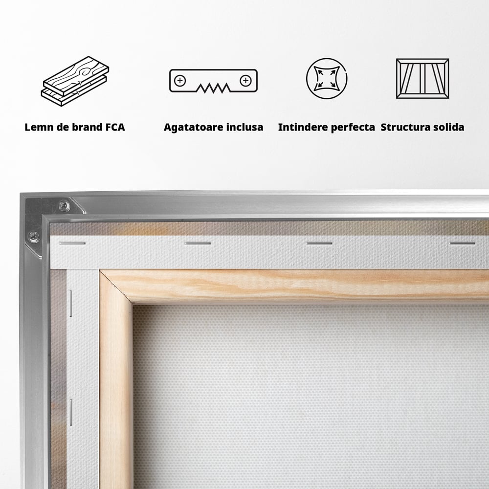 Leinwandbilder Premium LuxCanva® C1199, Abstrakte Farben, Entspannend, Wohnzimmer, Kräftige Farben