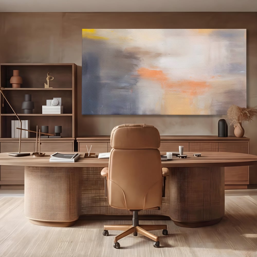 Leinwandbilder Premium LuxCanva® C1199, Abstrakte Farben, Entspannend, Wohnzimmer, Kräftige Farben