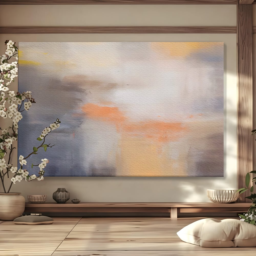 Leinwandbilder Premium LuxCanva® C1199, Abstrakte Farben, Entspannend, Wohnzimmer, Kräftige Farben