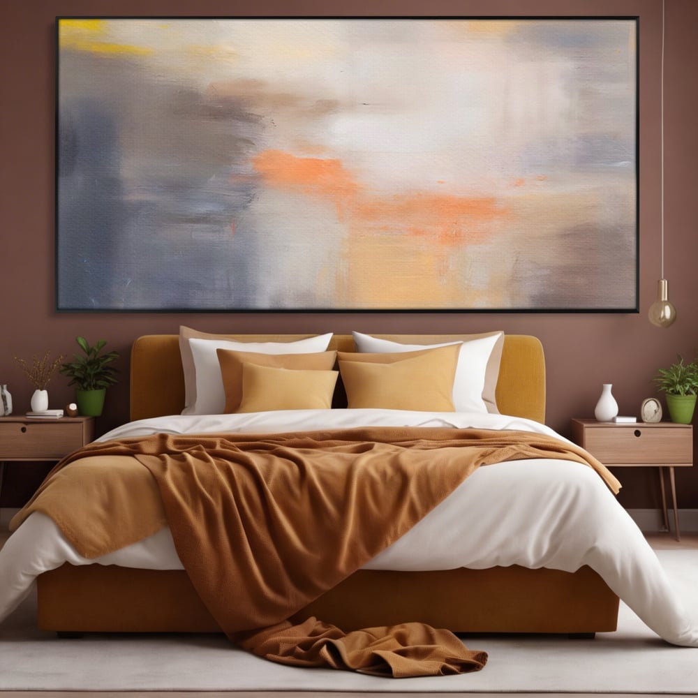 Leinwandbilder Premium LuxCanva® C1199, Abstrakte Farben, Entspannend, Wohnzimmer, Kräftige Farben