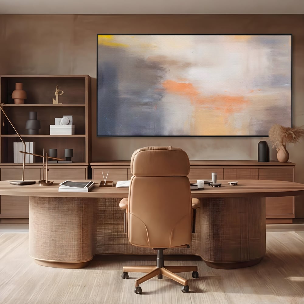 Leinwandbilder Premium LuxCanva® C1199, Abstrakte Farben, Entspannend, Wohnzimmer, Kräftige Farben