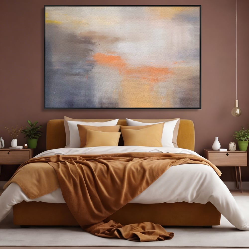Leinwandbilder Premium LuxCanva® C1199, Abstrakte Farben, Entspannend, Wohnzimmer, Kräftige Farben