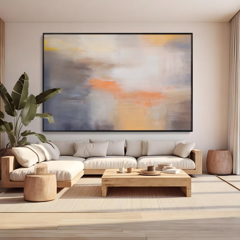 Leinwandbilder Premium LuxCanva® C1199, Abstrakte Farben, Entspannend, Wohnzimmer, Kräftige Farben