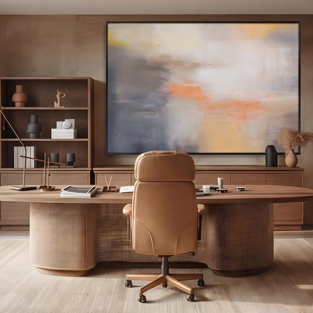 Leinwandbilder Premium LuxCanva® C1199, Abstrakte Farben, Entspannend, Wohnzimmer, Kräftige Farben