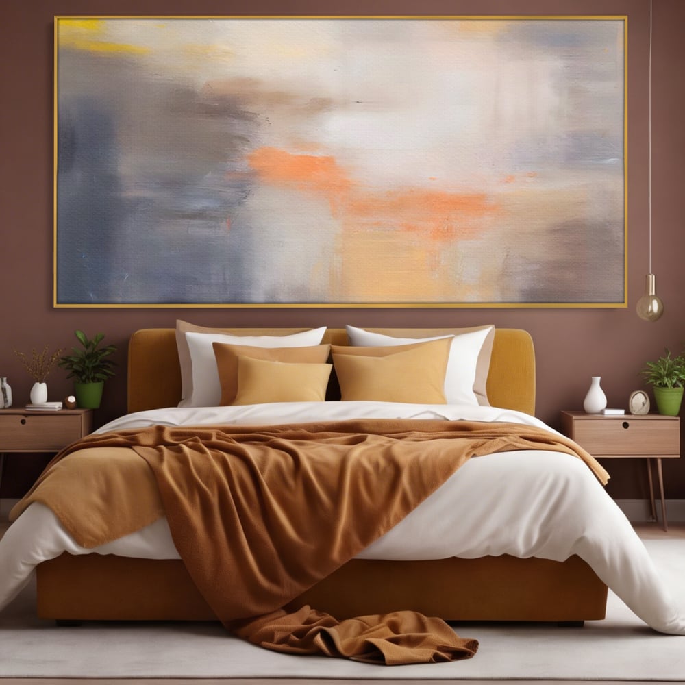 Leinwandbilder Premium LuxCanva® C1199, Abstrakte Farben, Entspannend, Wohnzimmer, Kräftige Farben