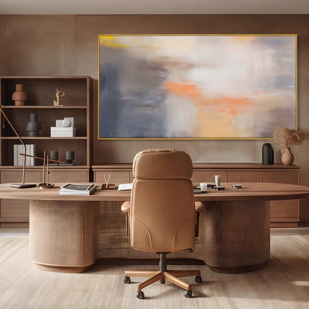 Leinwandbilder Premium LuxCanva® C1199, Abstrakte Farben, Entspannend, Wohnzimmer, Kräftige Farben