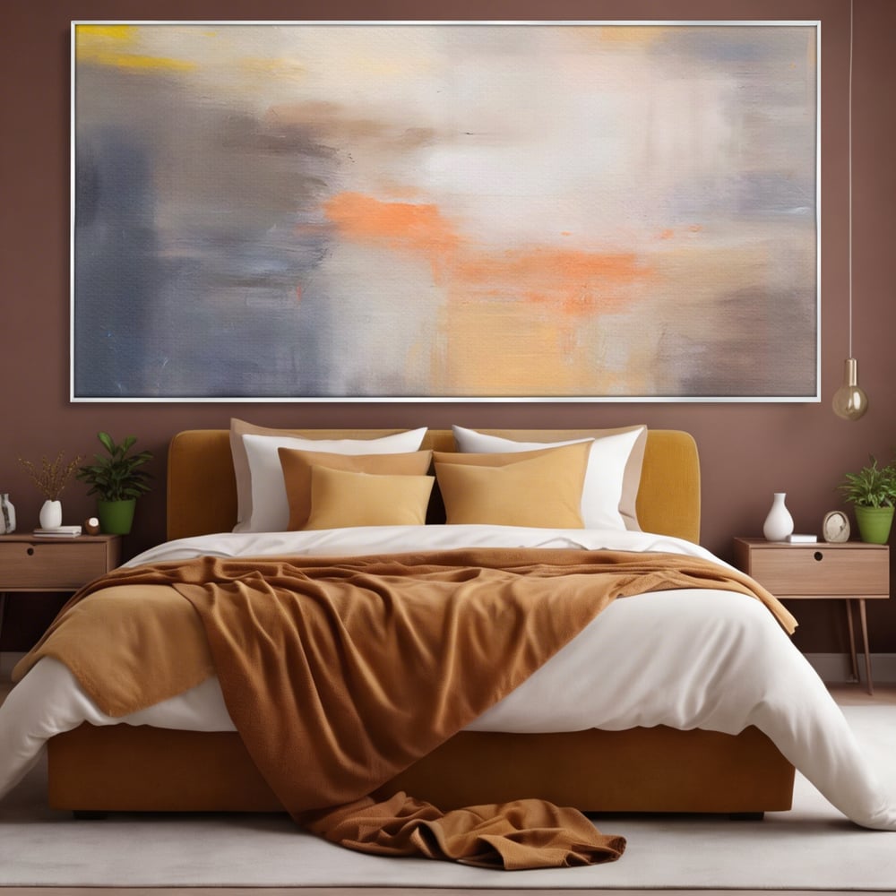 Leinwandbilder Premium LuxCanva® C1199, Abstrakte Farben, Entspannend, Wohnzimmer, Kräftige Farben