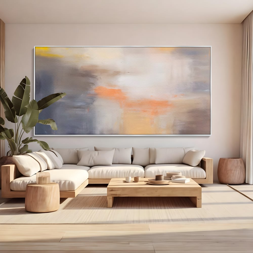 Leinwandbilder Premium LuxCanva® C1199, Abstrakte Farben, Entspannend, Wohnzimmer, Kräftige Farben