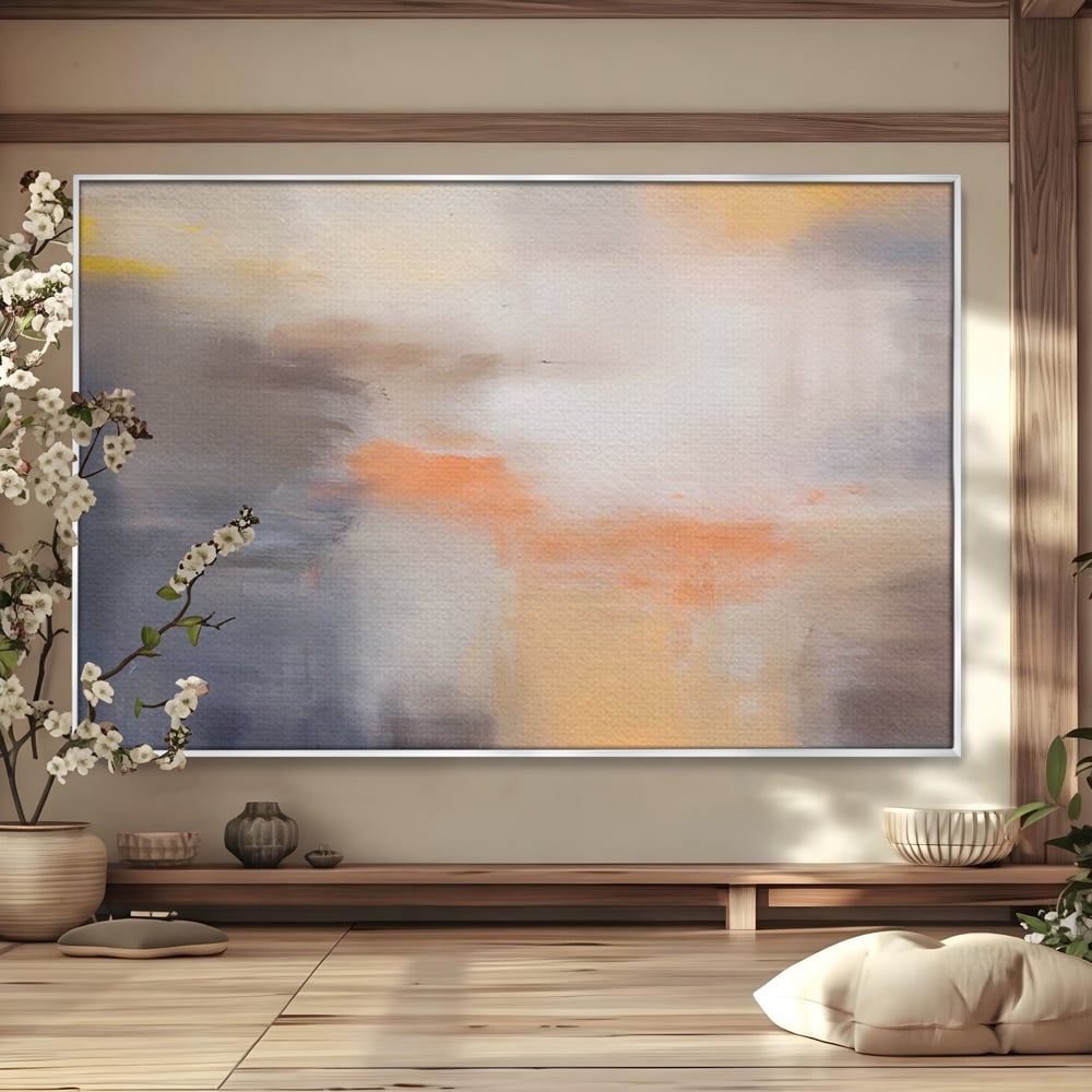 Leinwandbilder Premium LuxCanva® C1199, Abstrakte Farben, Entspannend, Wohnzimmer, Kräftige Farben