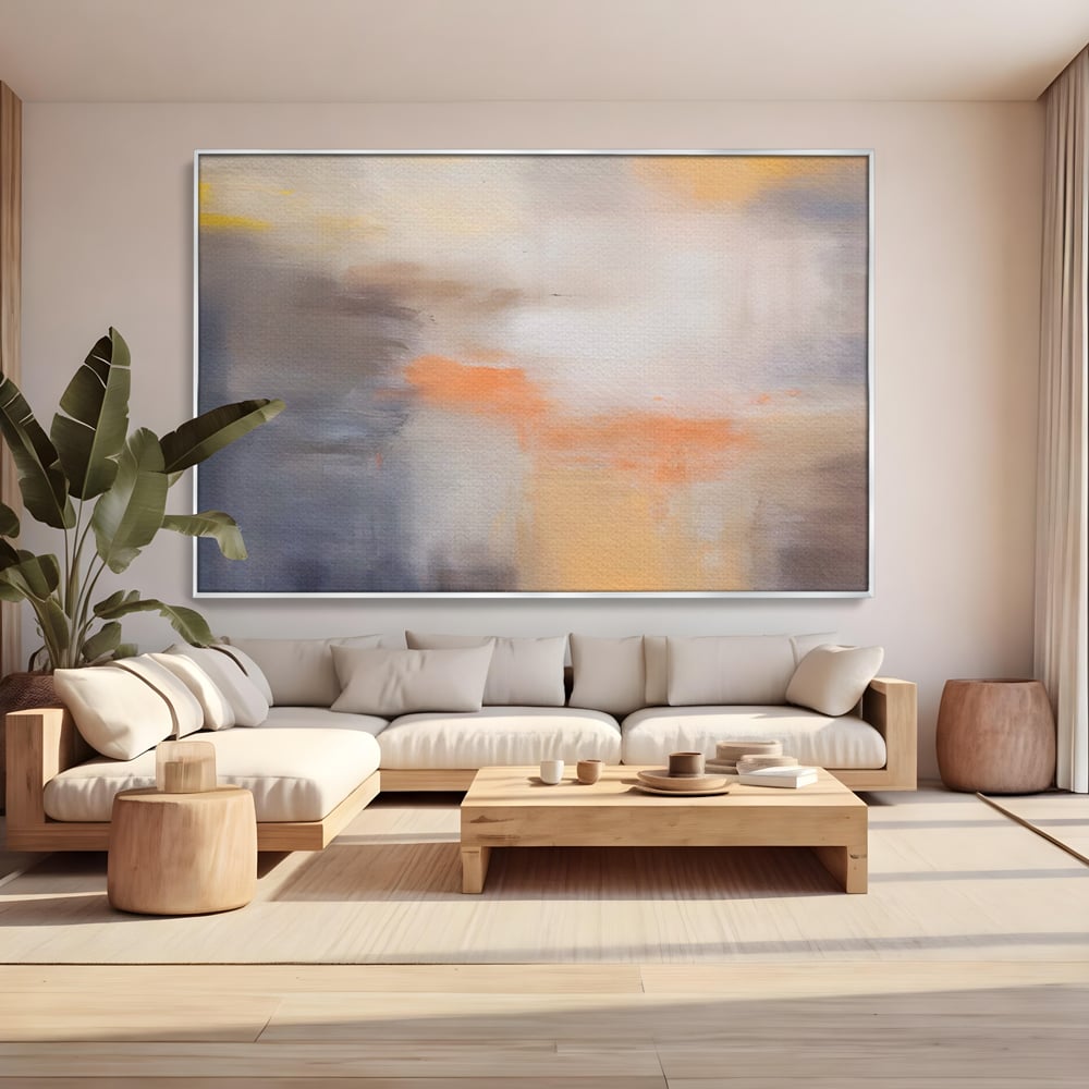 Leinwandbilder Premium LuxCanva® C1199, Abstrakte Farben, Entspannend, Wohnzimmer, Kräftige Farben