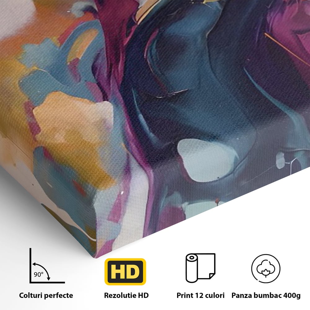 Tablou Canvas Premium LuxCanva® C1208, Paint By Katharina Rosnovsky , Relaxare, Living Room, Culori Vibrante