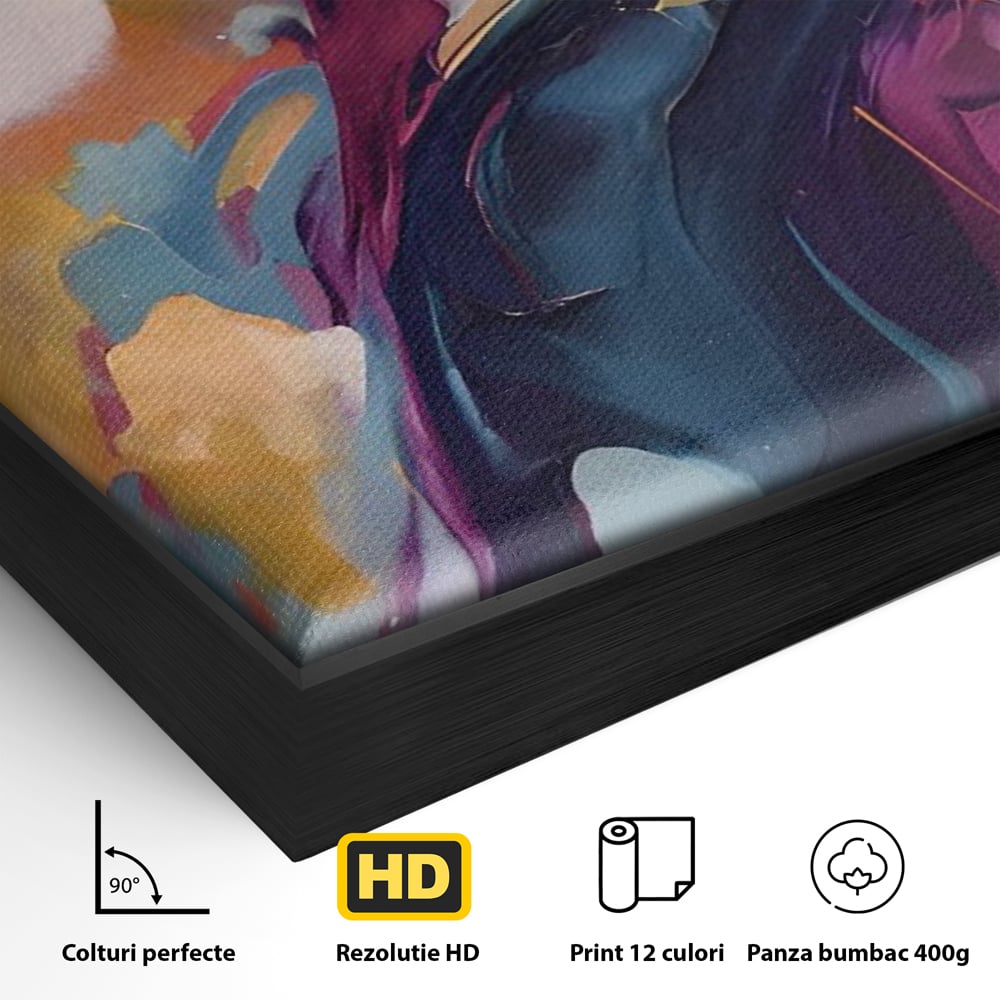 Tablou Canvas Premium LuxCanva® C1208, Paint By Katharina Rosnovsky , Relaxare, Living Room, Culori Vibrante