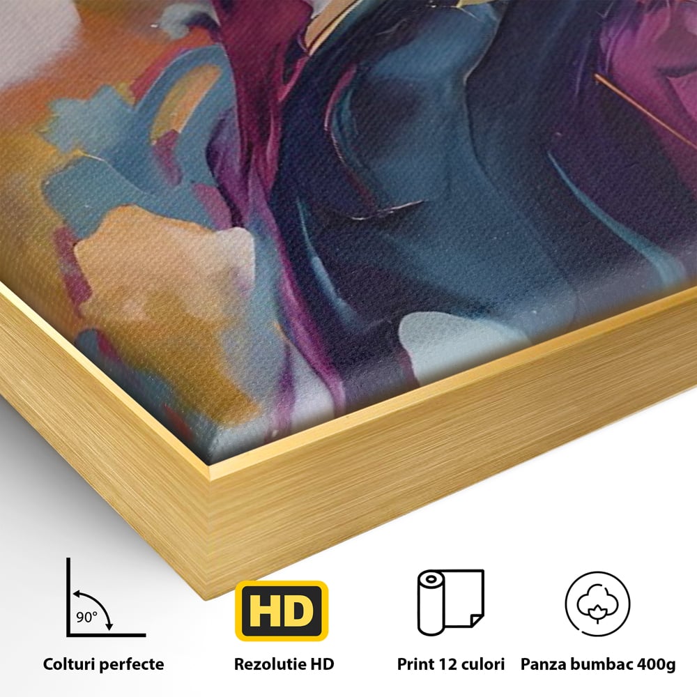Tablou Canvas Premium LuxCanva® C1208, Paint By Katharina Rosnovsky , Relaxare, Living Room, Culori Vibrante