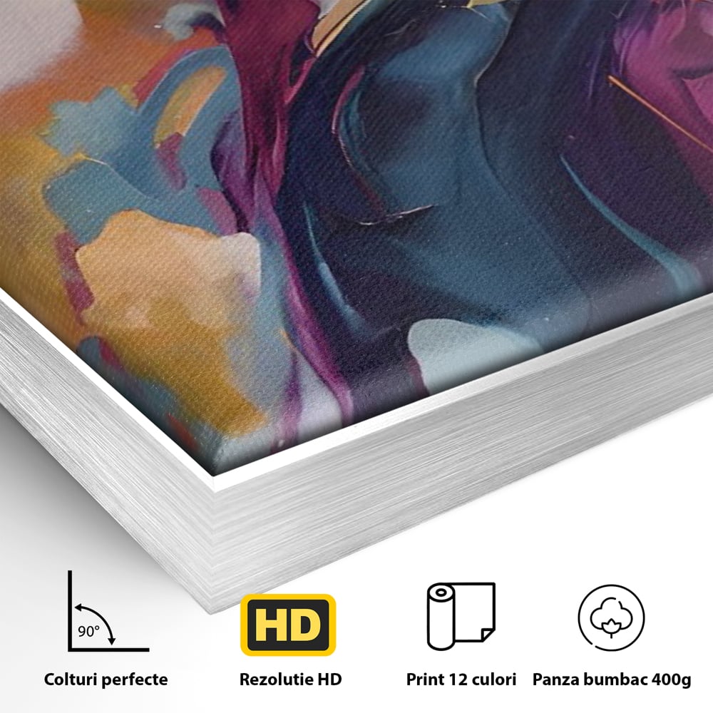 Tablou Canvas Premium LuxCanva® C1208, Paint By Katharina Rosnovsky , Relaxare, Living Room, Culori Vibrante