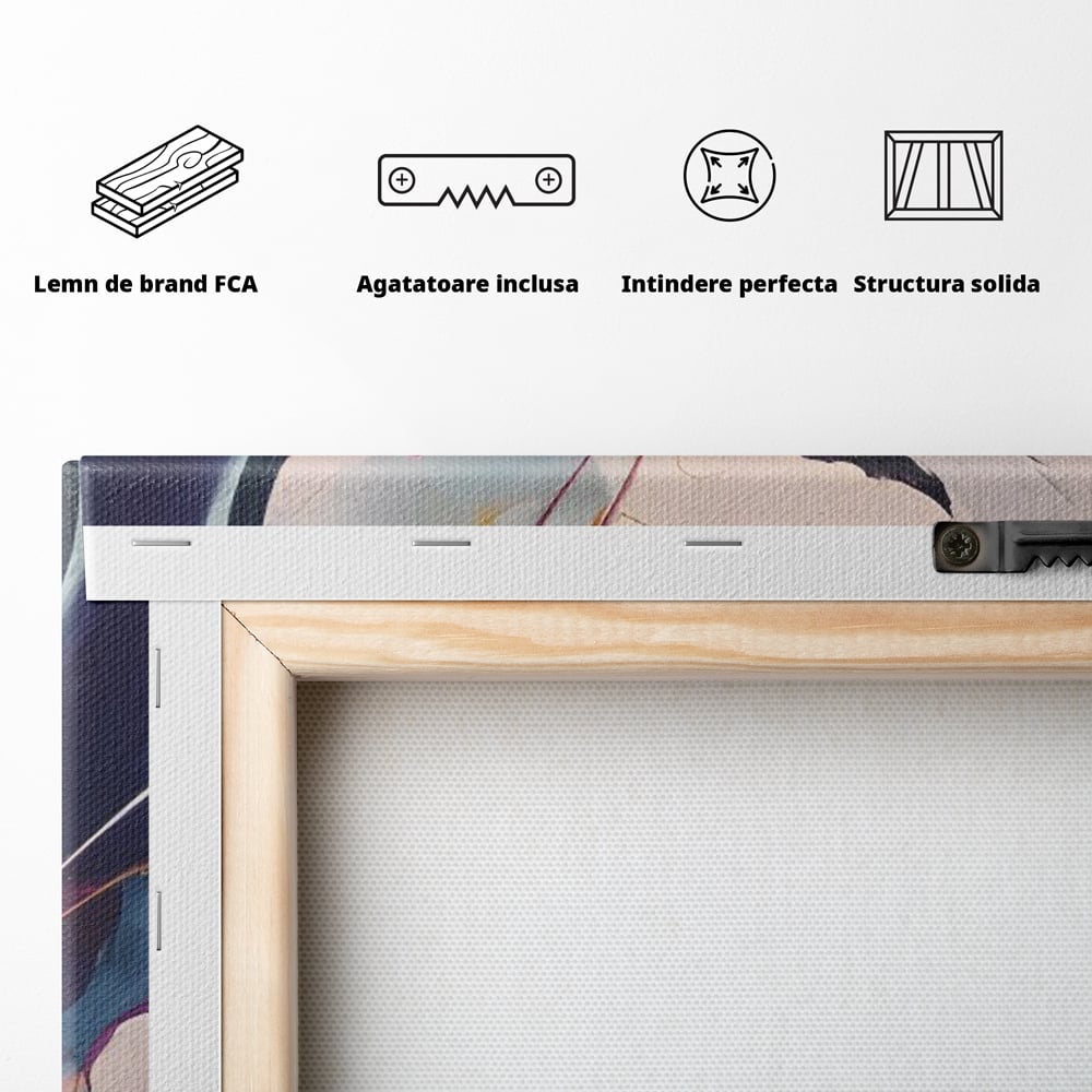 Tablou Canvas Premium LuxCanva® C1208, Paint By Katharina Rosnovsky , Relaxare, Living Room, Culori Vibrante