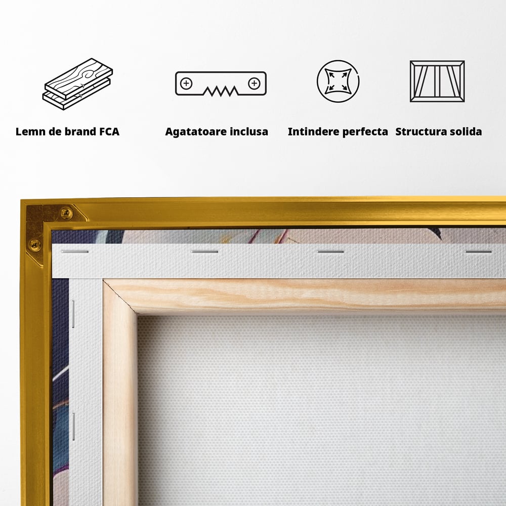 Tablou Canvas Premium LuxCanva® C1208, Paint By Katharina Rosnovsky , Relaxare, Living Room, Culori Vibrante