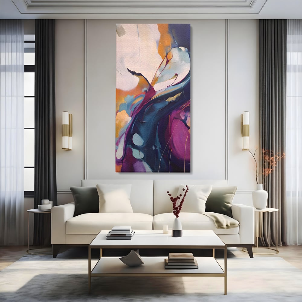 Tablou Canvas Premium LuxCanva® C1208, Paint By Katharina Rosnovsky , Relaxare, Living Room, Culori Vibrante
