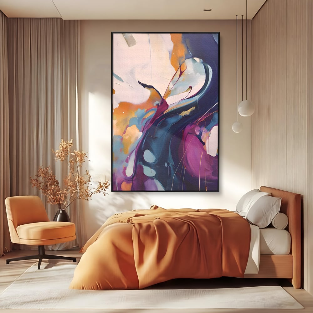 Tablou Canvas Premium LuxCanva® C1208, Paint By Katharina Rosnovsky , Relaxare, Living Room, Culori Vibrante