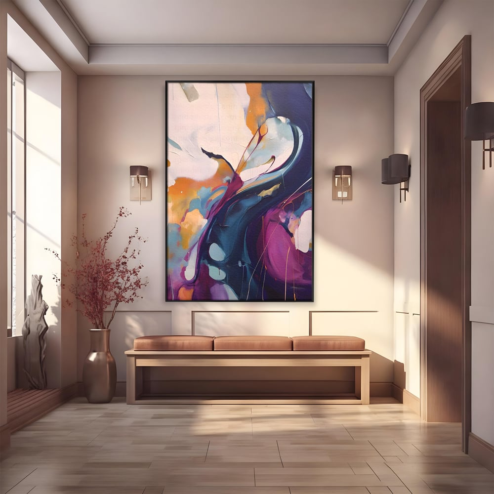 Tablou Canvas Premium LuxCanva® C1208, Paint By Katharina Rosnovsky , Relaxare, Living Room, Culori Vibrante
