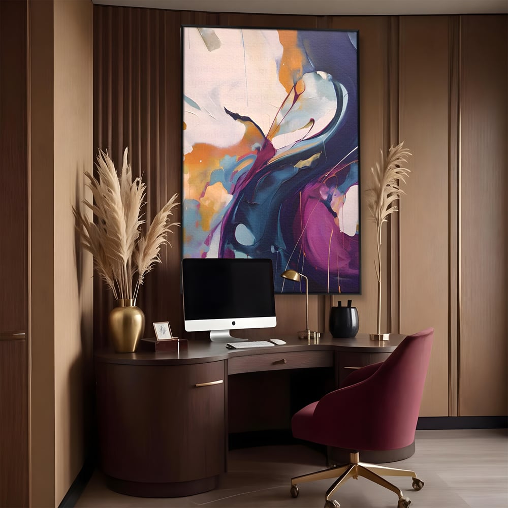 Tablou Canvas Premium LuxCanva® C1208, Paint By Katharina Rosnovsky , Relaxare, Living Room, Culori Vibrante