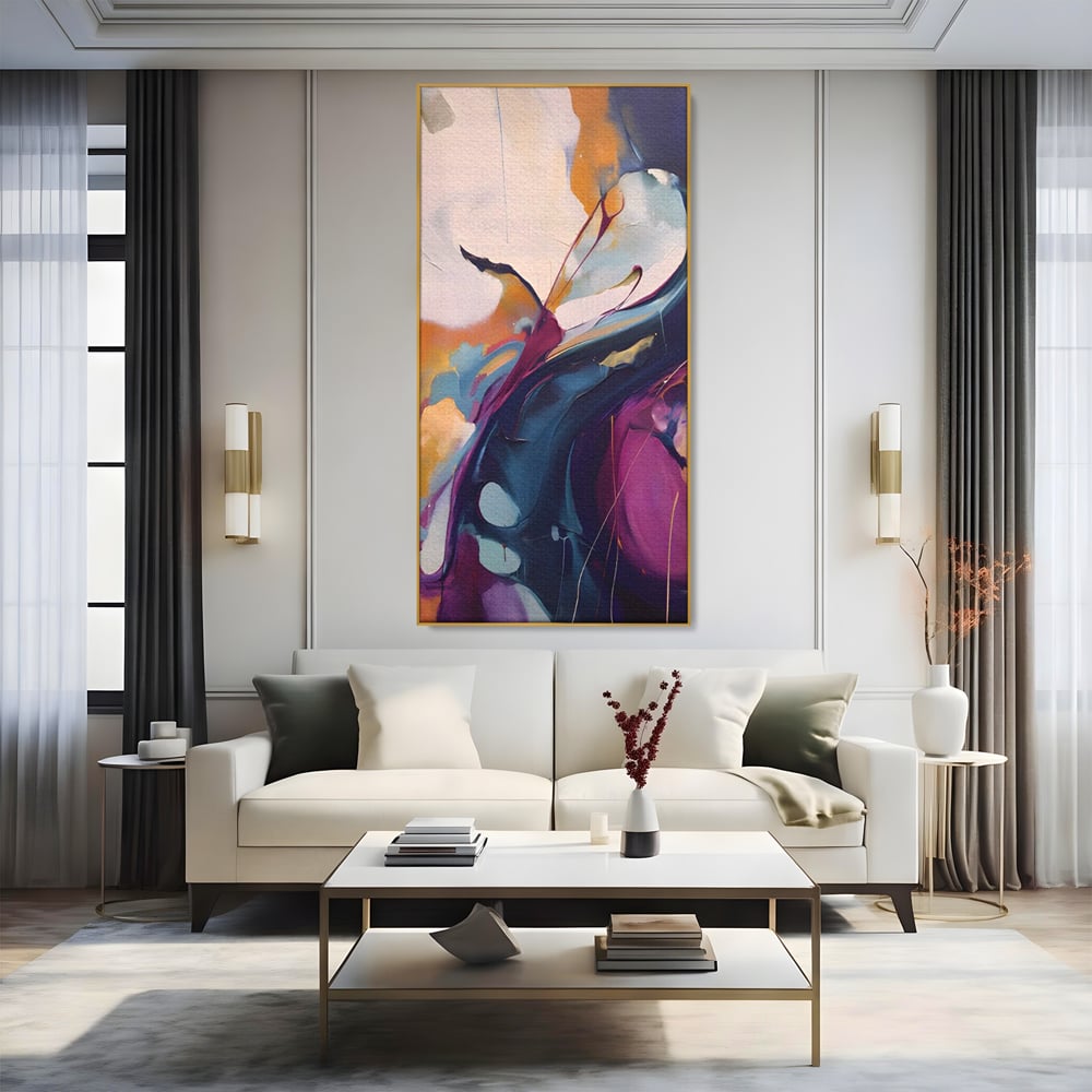 Tablou Canvas Premium LuxCanva® C1208, Paint By Katharina Rosnovsky , Relaxare, Living Room, Culori Vibrante