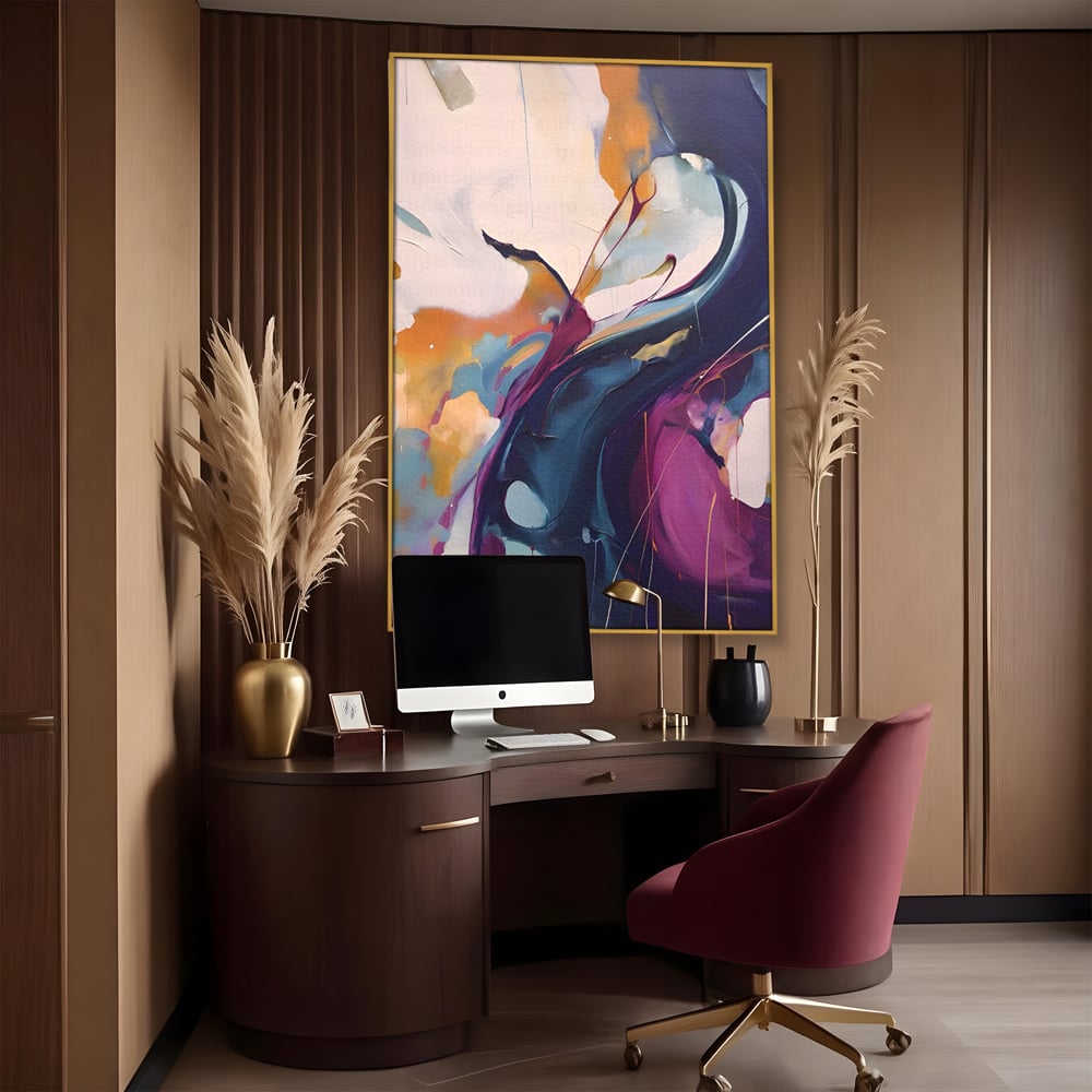 Tablou Canvas Premium LuxCanva® C1208, Paint By Katharina Rosnovsky , Relaxare, Living Room, Culori Vibrante