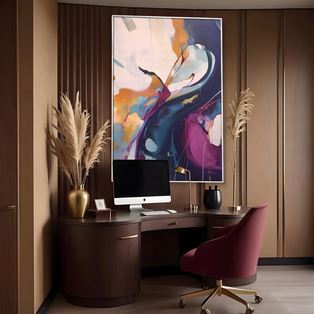 Tablou Canvas Premium LuxCanva® C1208, Paint By Katharina Rosnovsky , Relaxare, Living Room, Culori Vibrante