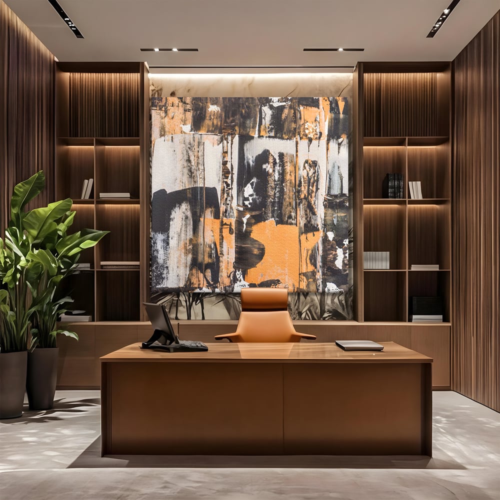 Tablou Canvas Premium LuxCanva® C1212, Abstract Paint , Culori, Decorativ, Living Room, Culori Vibrante