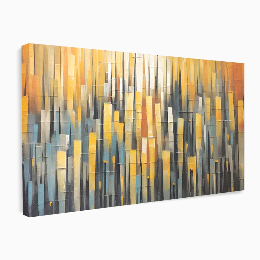 Tablou Canvas Premium LuxCanva® C1215, Colored Stripes ,  Relaxare, Living Room, Culori Vibrante