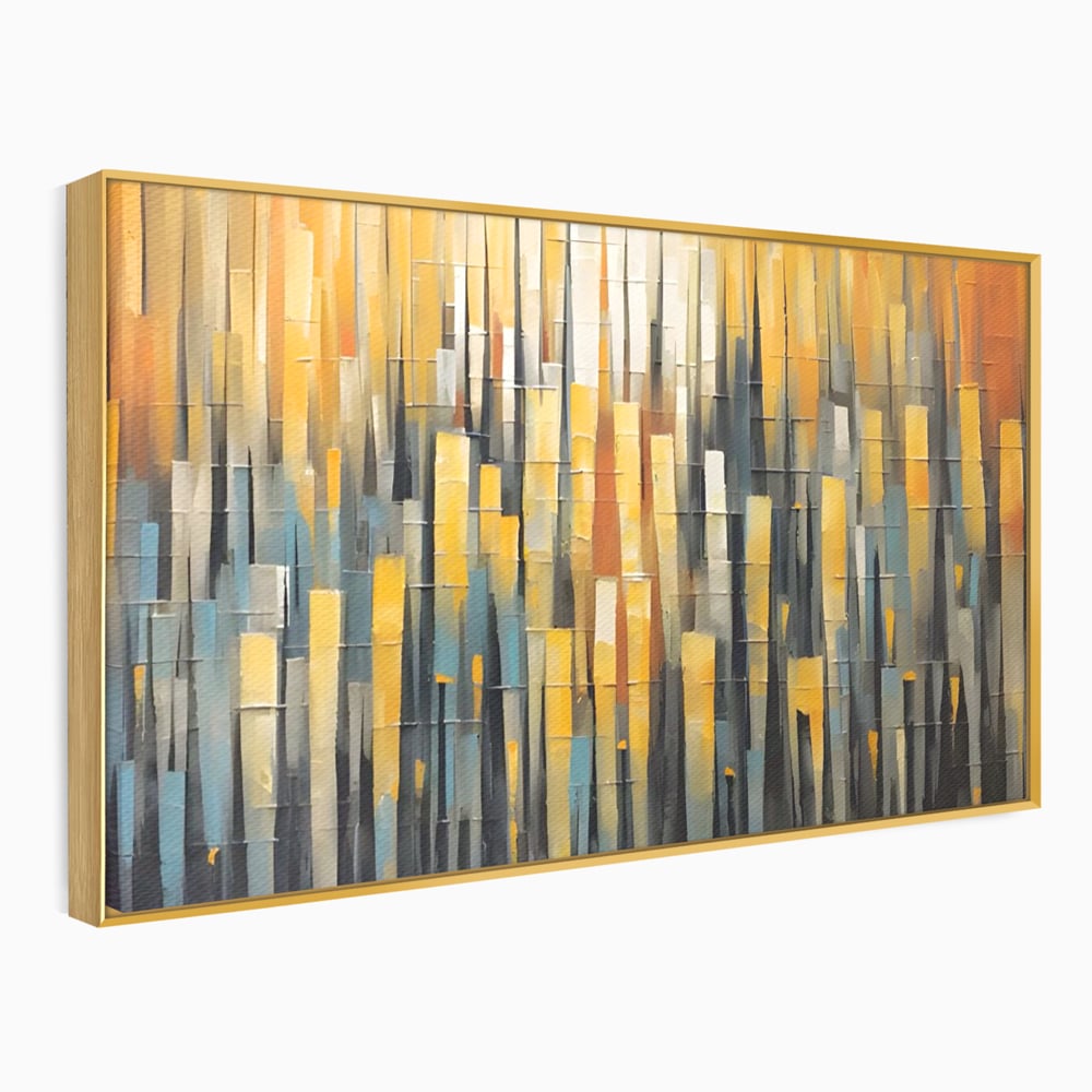 Tablou Canvas Premium LuxCanva® C1215, Colored Stripes ,  Relaxare, Living Room, Culori Vibrante