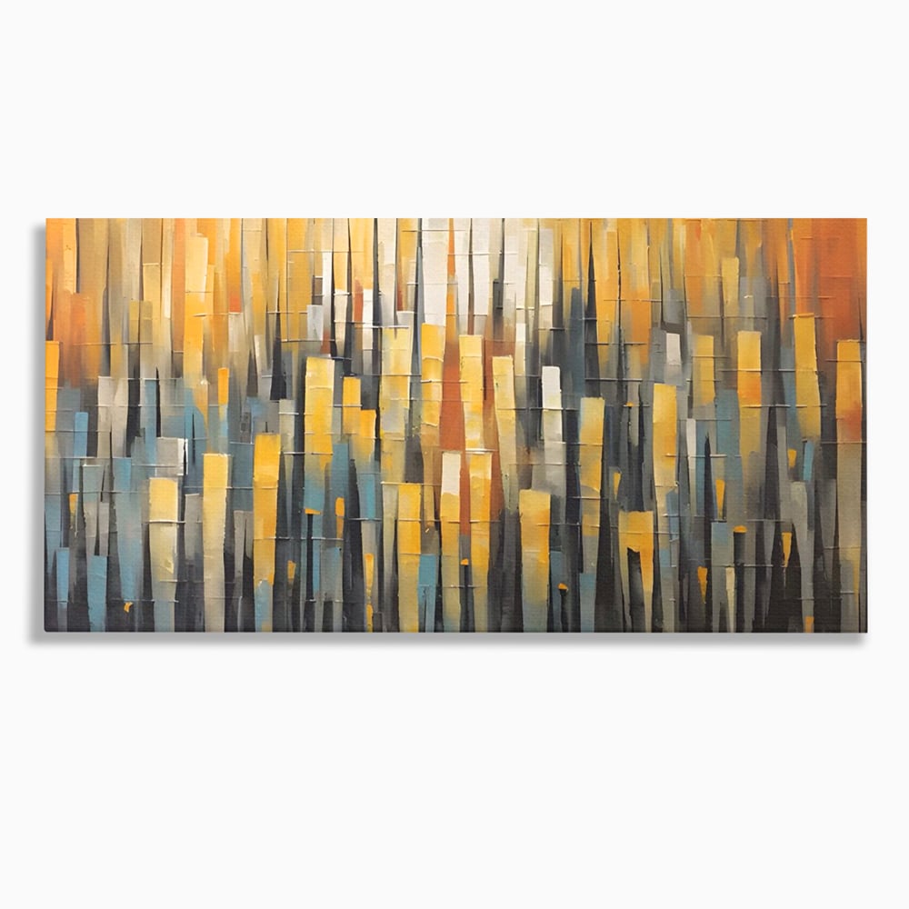 Tablou Canvas Premium LuxCanva® C1215, Colored Stripes ,  Relaxare, Living Room, Culori Vibrante