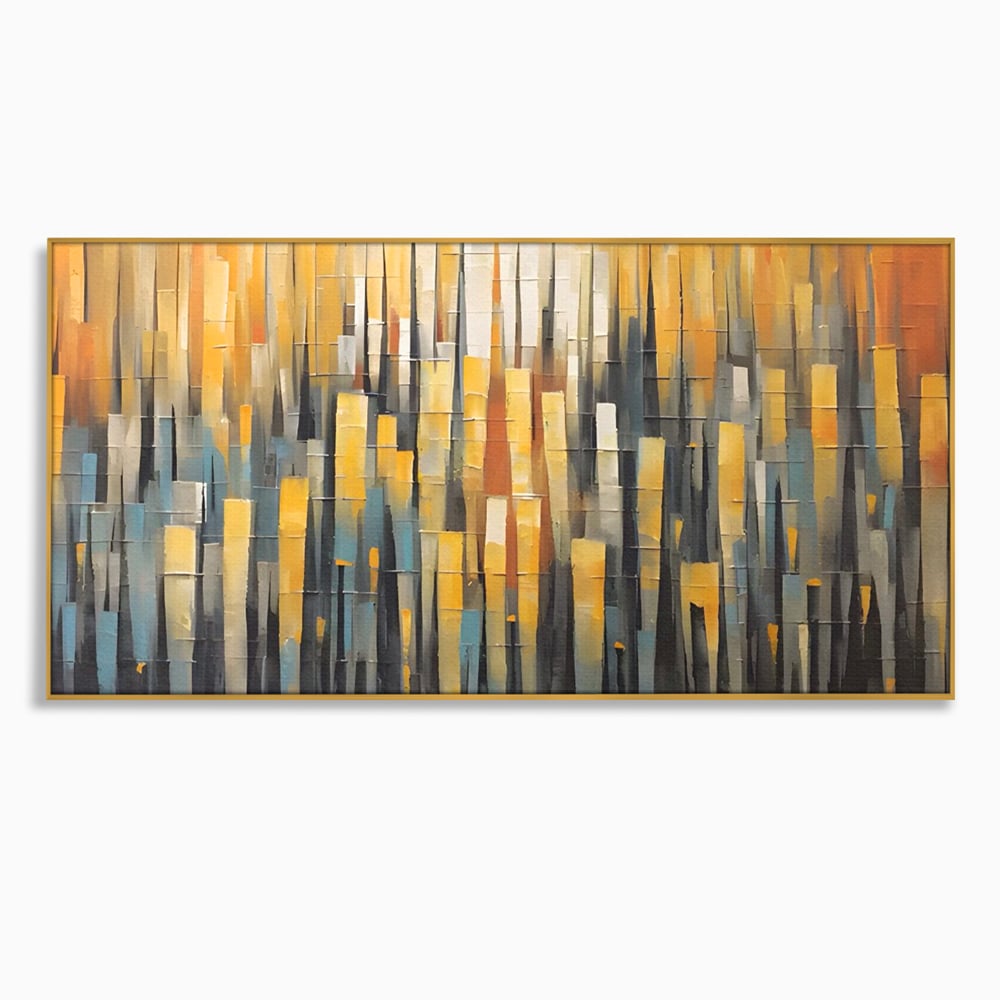 Tablou Canvas Premium LuxCanva® C1215, Colored Stripes ,  Relaxare, Living Room, Culori Vibrante