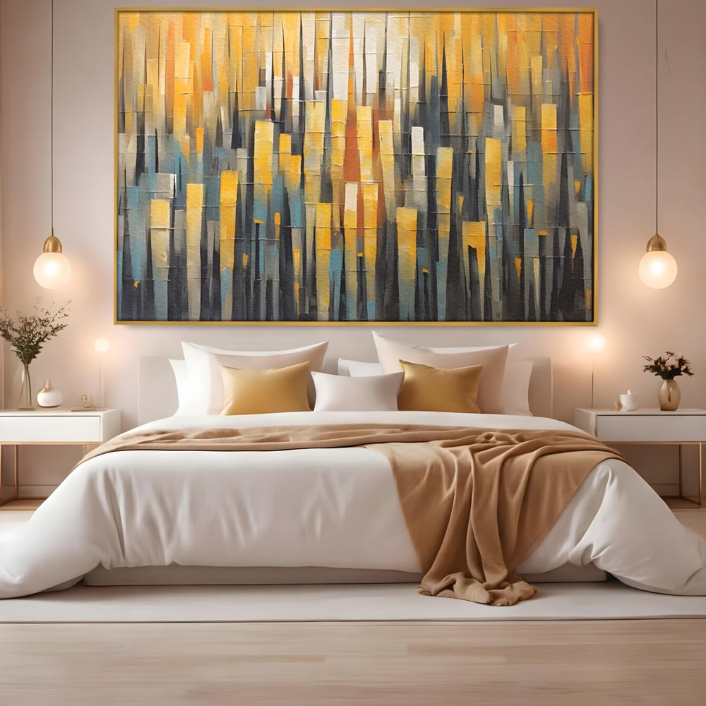 Tablou Canvas Premium LuxCanva® C1215, Colored Stripes ,  Relaxare, Living Room, Culori Vibrante