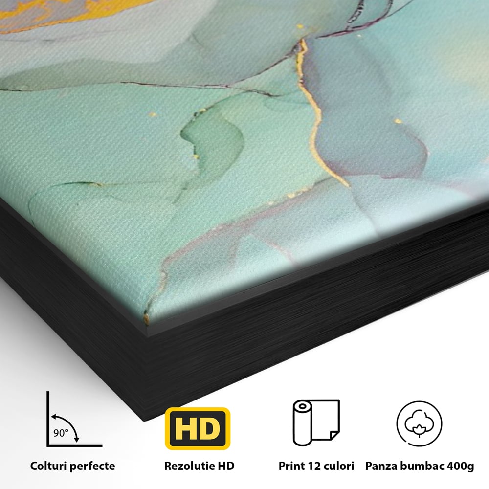 Tablou Canvas Premium LuxCanva® C1216, Colored Marble , Relaxare, Living Room, Culori Vibrante