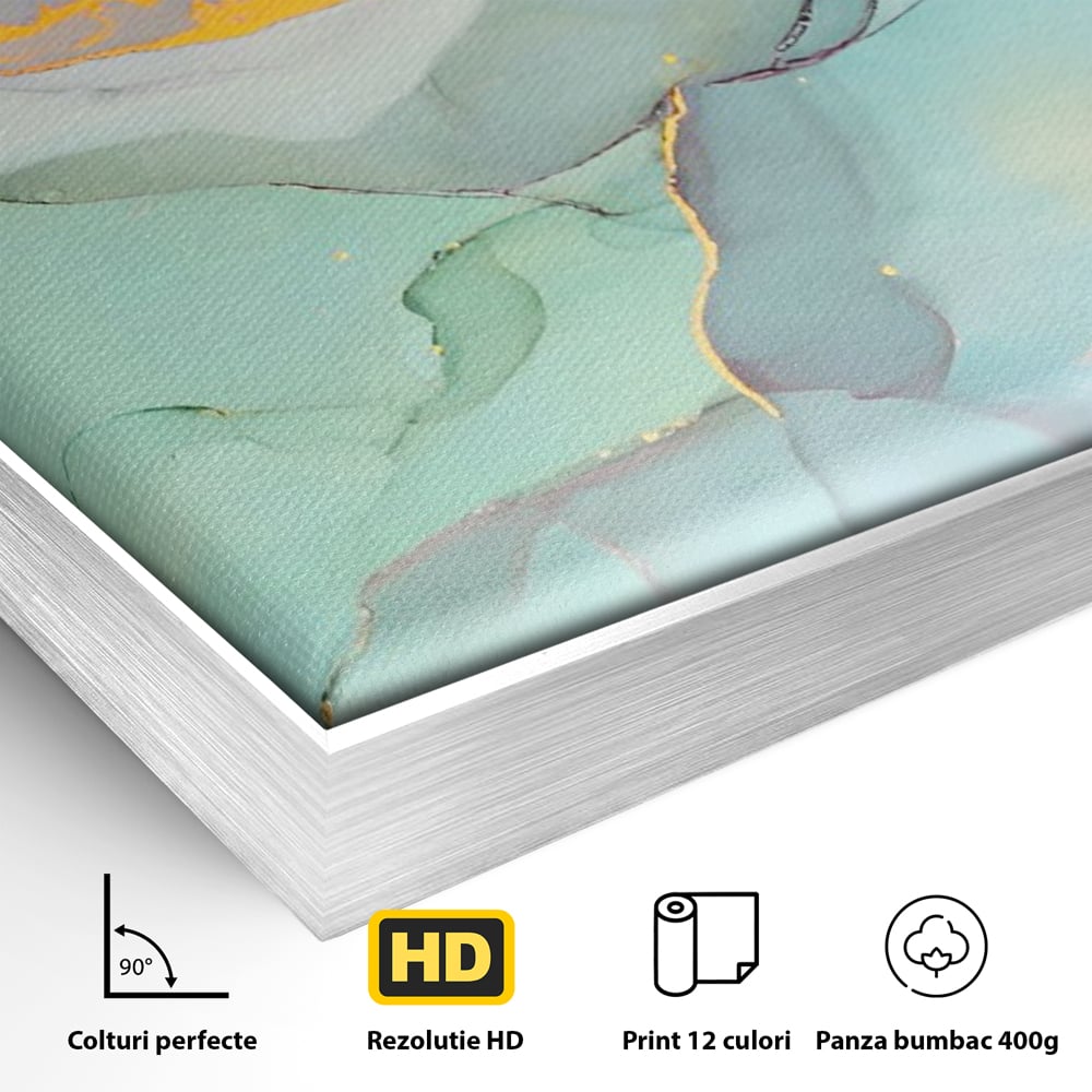 Tablou Canvas Premium LuxCanva® C1216, Colored Marble , Relaxare, Living Room, Culori Vibrante