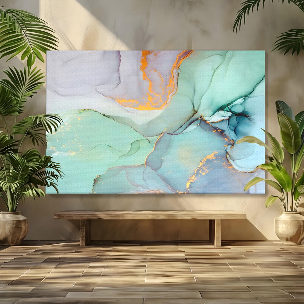 Tablou Canvas Premium LuxCanva® C1216, Colored Marble , Relaxare, Living Room, Culori Vibrante
