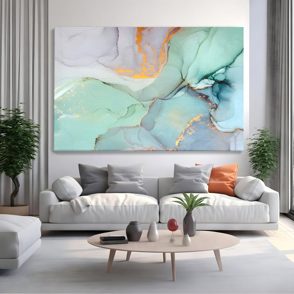Tablou Canvas Premium LuxCanva® C1216, Colored Marble , Relaxare, Living Room, Culori Vibrante