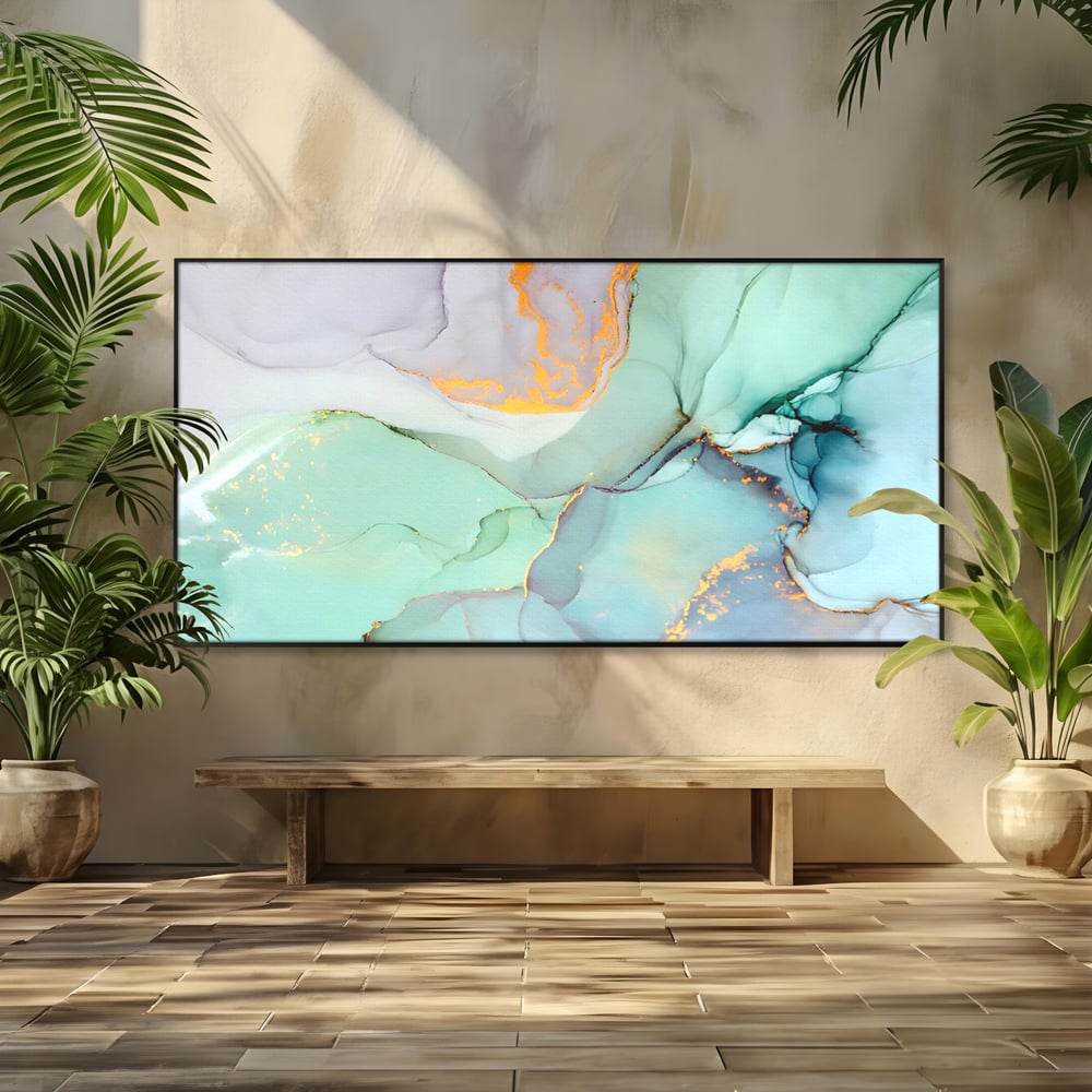 Tablou Canvas Premium LuxCanva® C1216, Colored Marble , Relaxare, Living Room, Culori Vibrante