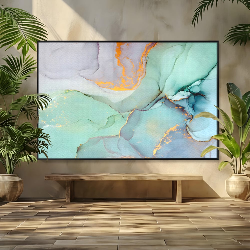 Tablou Canvas Premium LuxCanva® C1216, Colored Marble , Relaxare, Living Room, Culori Vibrante
