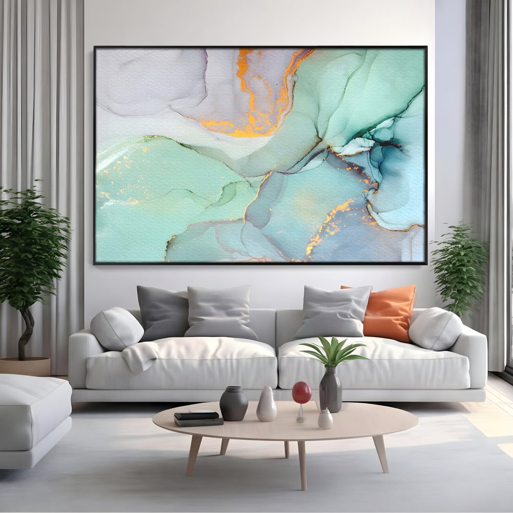 Tablou Canvas Premium LuxCanva® C1216, Colored Marble , Relaxare, Living Room, Culori Vibrante