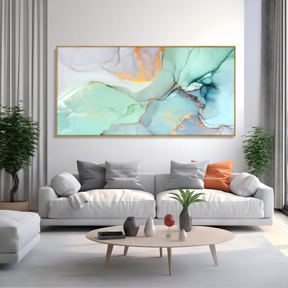 Tablou Canvas Premium LuxCanva® C1216, Colored Marble , Relaxare, Living Room, Culori Vibrante