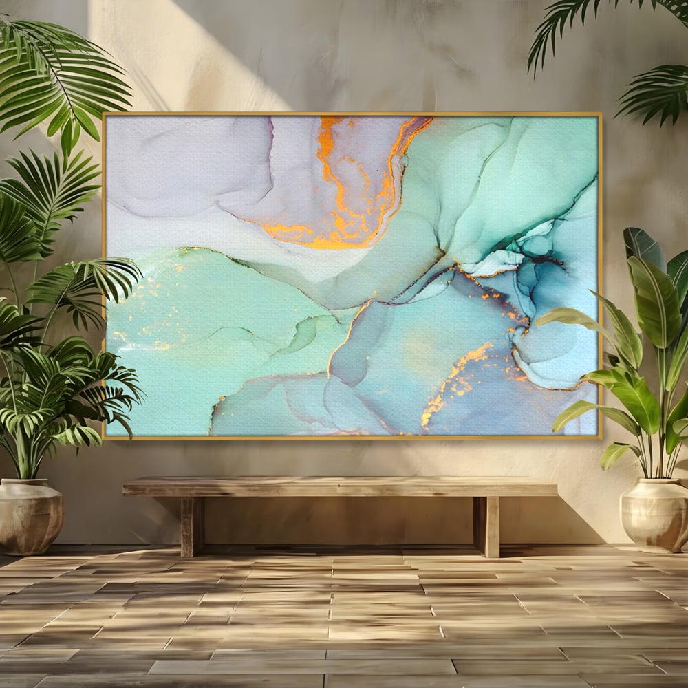 Tablou Canvas Premium LuxCanva® C1216, Colored Marble , Relaxare, Living Room, Culori Vibrante